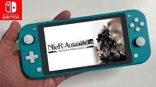 NieR: Automata - Nintendo Switch LITE Gameplay and Unboxing