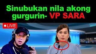 Sinubukan nila akong gurgurin- VP SARA