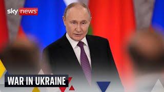 BREAKING: Putin has 'questions' about ceasefire - with Russia 'on offensive'  -  Sky News coverage