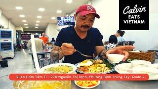 CALVIN EATS $2.00 Broken Rice w/ Grilled Pork - Com Tam Suon in VIETNAM