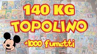 Video acquisti Topolino più grande d'Italia! (140kg, +1000 fumetti)