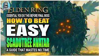 BEST HOW TO BEAT Scadutree Avatar Boss Miquella's Rune EASY GUIDE | Elden Ring DLC