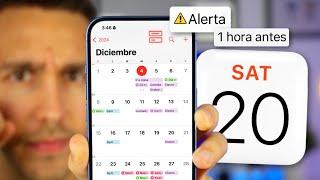 El CALENDARIO de tu iPhone es MUCHO MEJOR de lo que crees...