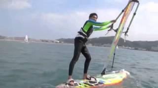 Light wind freestyle in Zushi