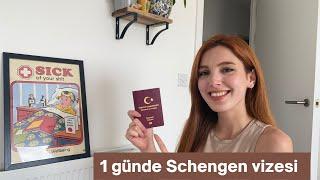 1 günde Schengen Vize Başvurusu ️ 2 Günde Vize Çıktı  İtalya 