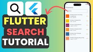 Flutter Search Bar TextField Tutorial - Search & Filter Data In Flutter