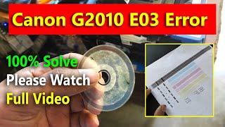 Canon G2010 E03 Error II Canon G2010 Paper Not Pickup#canonE03#canon G2010 Encoder Disk Problem