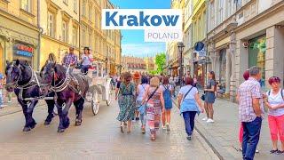 Krakow, Poland  - May 2022 - Summer  Walking Tour 4K-HDR  (▶114 min)