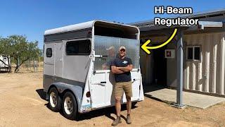 Refurbishing and Converting An Old Horse Trailer  (Divider Removal, Single Door Conversion, etc)