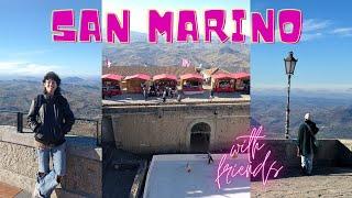 San Marino with friends - one of the smallest countries in the world!