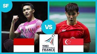 [SF] Jonathan Christie vs Loh Kean Yew | French Open 2023