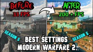 Best PC Settings for COD Modern Warfare 2 (SEASON 5)  (Optimize FPS & Visibility)