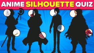 Guess the Anime Character From Their Silhouette | Anime Shadow Quiz