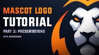 Mascot Logo Tutorial PT 3 | Presentation Images | DaseDesigns