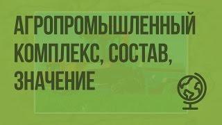 Агропромышленный комплекс состав, значение. Сельское хозяйство. Видеоурок по географии 9 класс