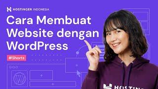 Cara Membuat Website dengan WordPress #shorts