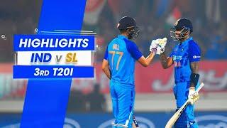 India Vs Sri Lenka 3rd T20 Full Highlights 2023 Cricket || IND VS SL 3rd T20 Highlights