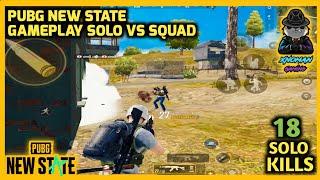 Pubg New State | 1st Gameplay On Erangel 2051 | Solo Vs Squad