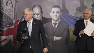 President Volodymyr Zelenskyy Receives The Sir Winston Churchill Award 2022