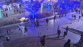 Fight broke out among several hundred teens after annual tree lighting at Cleveland's Public Square