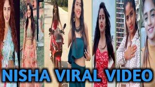 Nisha Guragain viral video latest video  and snake video tushar reaction live VIDEO