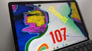 ChromeOS 107: All the new features! (New Desk, wallpapers, etc.)