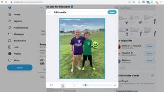 How to adjust/crop pictures you post in Twitter.