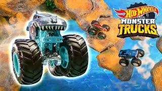 SEASONS 1 AND 2 OF MONSTER TRUCKS ISLAND! | All Full Episodes | Hot Wheels