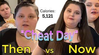 What I Ate Today "Cheat Day" | Then vs Now