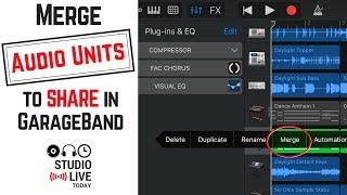 How to share GarageBand iOS tracks with audio unit plugins