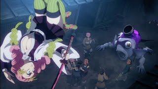 Mitsuri Entered the Fight and killed all Fish Demons | Demon Slayer S3 Ep5