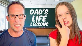 How Dad TEACHES Life LESSONS | The most funny dad and daughter moments of all time