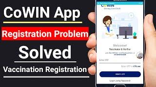 cowin app registration problem| cowin app otp problem|cowin app registration not working|Covid-19vac