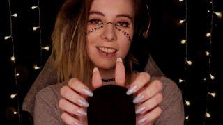 ASMR | 1h slow mic scratching, white noise - foam cover, no talking