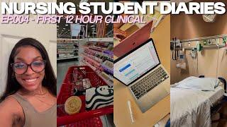 Nursing Student Vlog🩺Week in the Life of a Nursing Student, 12 Hour Clinical Days, Study Tips