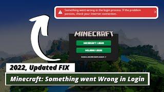 How to FIX "Something Went Wrong in the Login Process" Minecraft - 2023