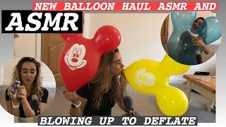 ASMR BALLON HAUL WHISPERS AND BLOW UP NEW BALLOONS 