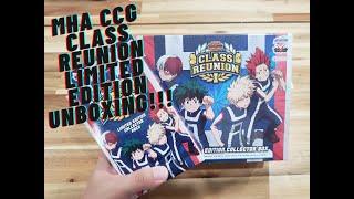 MHA CCG Class Reunion I Collectors Pack and Collectors Box Unboxing!