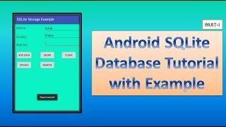 Android SQLite Database Tutorial with Example,part-1,#90