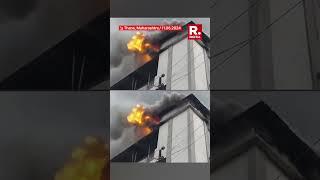 Fire Breaks Out At Manufacturing Unit In Maharashtra’s Thane