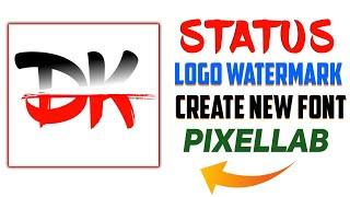 new status logo watermark create pixelLab| instagram trending logo create pixelLab| status watermark