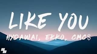 Hydawai & CMC$  - Like You (Lyrics) feat. Ekko