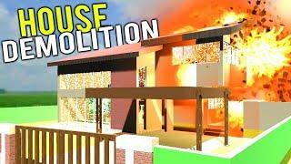 EXPENSIVE HOUSE DEMOLITION! HUGE HOUSE EXPLODES + Claw Machine Hacks! - Disassembly 3D Gameplay