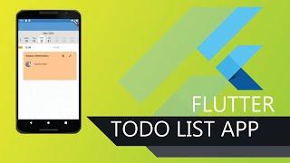 Create a todo list app - Flutter