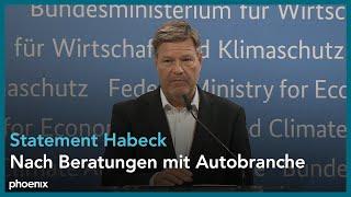 Statement Robert Habeck zum Austausch mit der Automobilindustrie | 23.09.24