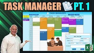 Learn How To Create This Never Seen Before Drag & Drop Task Scheduler In Excel Today [Part 1]