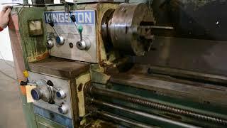 Kingston HL4000 21" x 160" Gap Bed Engine Lathe w/ Newall DP700 DRO