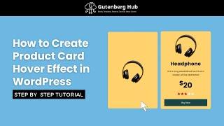 How to Create Product Card Hover Effect in WordPress | WordPress design Tips and Tricks