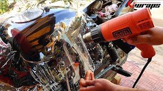 Bajaj Pulsar 220 Tank Lamination | Pulsar Modification | Vwraps Sikar |