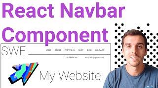 React Navbar and Header Component | Tutorial